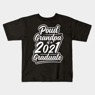 Proud grandpa of a 2021 graduate Kids T-Shirt